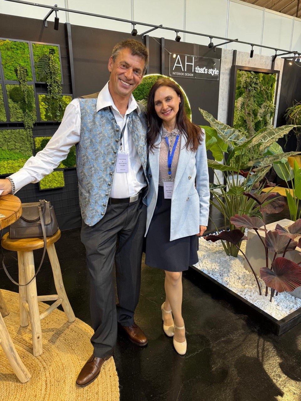 Team der Baumschule Plangger auf einer Gartenmesse